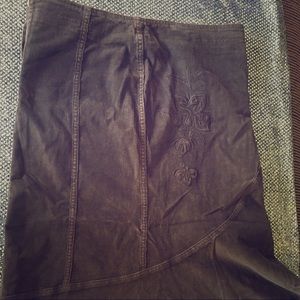Taglia skirt (European brand?). Brown corduroy